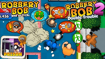 Robbery Bob - Prison vs Robbery Bob 2 Gameplay Walkthrough Ep 81