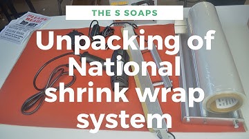📦 Unpacking of national shrink wrap system | Biodegradable packaging using Biolefin |The S Soaps