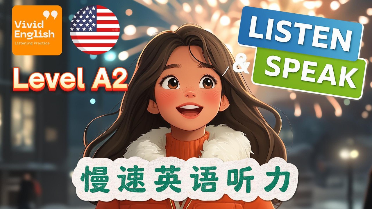 🎧听故事，学英语，简单的 Level A2 英文故事 第239课《A Beautiful Fireworks Show 家乡的烟火晚会》，提升英语听力理解能力！ | 英文故事 | 英语听力 | 慢速