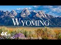 Wyoming 4k meditation relaxation film  beautiful relaxing music  amazing nature