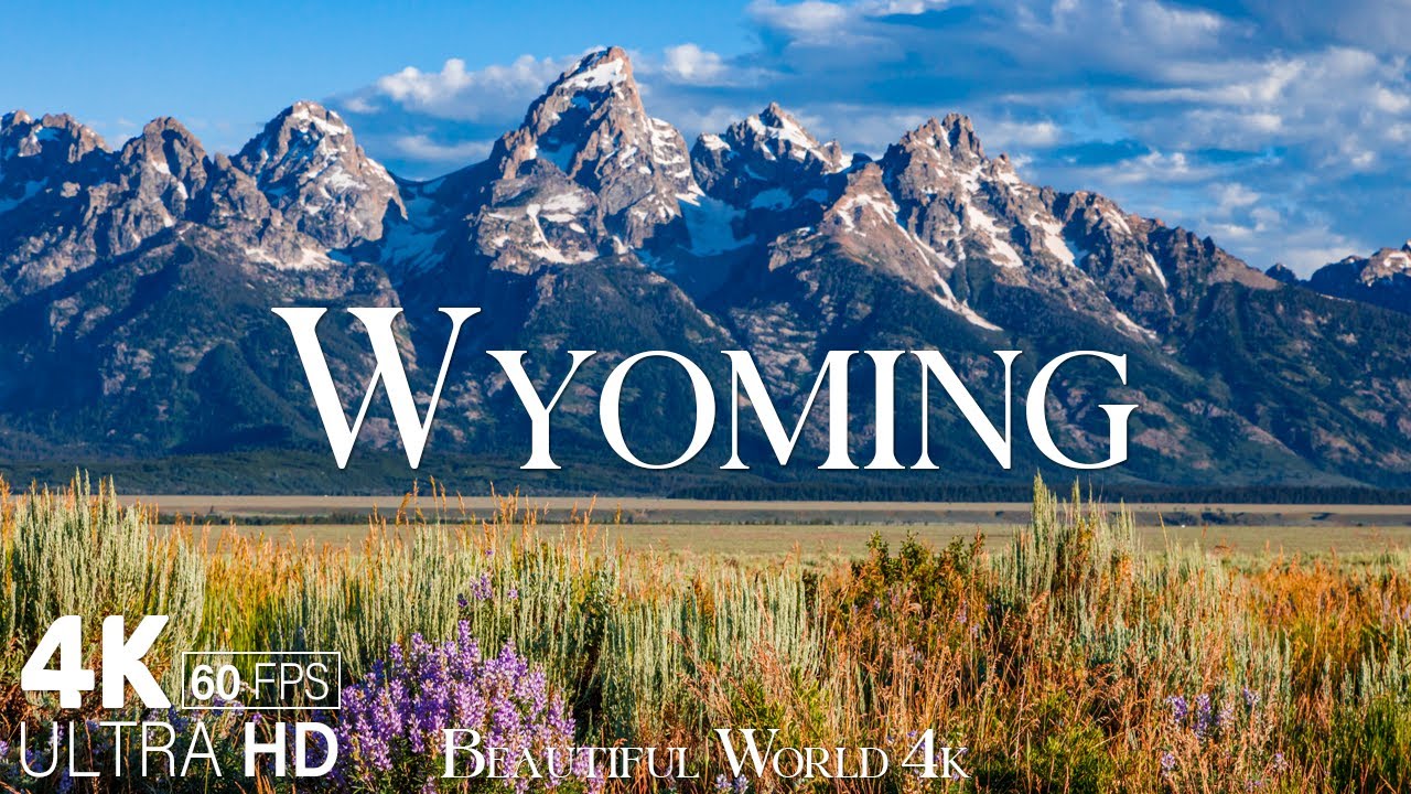 Wyoming 4K Meditation Relaxation Film   Beautiful Relaxing Music   Amazing Nature