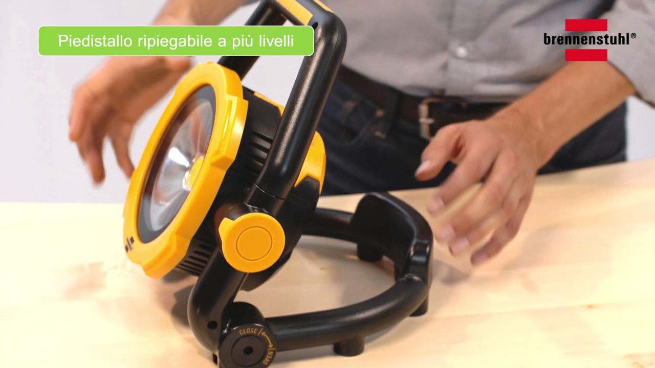 Di Tutto Per Tutti® Faro LED 30W Ricaricabile Portatile, Impermeabile IP65 Con Rotazione 360°, Luce Da Emergenza Proiettore Per Esterno - 2