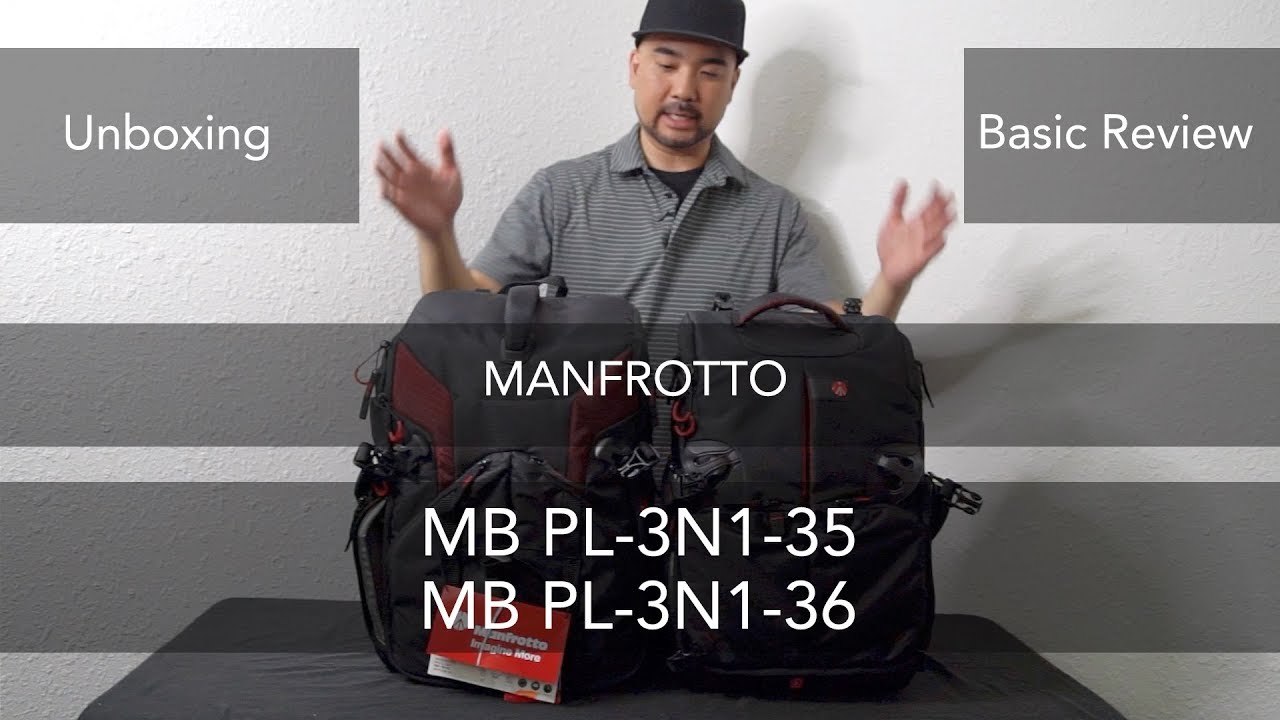 Manfrotto Review Unboxing Mb Pl 3n1 35 Mb Pl 3n1 36 Backpack Basic Review Youtube