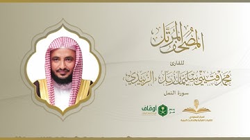 المصحف المرتل للقارئ محمد الزبيدي | سورة النمل