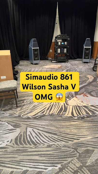 Simaudio 861 & Wilson Audio Sasha V 🔥 🔥 🔥 #wilsonaudio #simaudio #highendaudio
