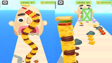 🥪 Sandwich Runner Gameplay Walkthrough🥪 All Levels Android /iOS Gameplay 🥪 Part-5#superbearadventure