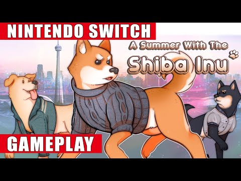 A Summer with the Shiba Inu Nintendo Switch Gameplay