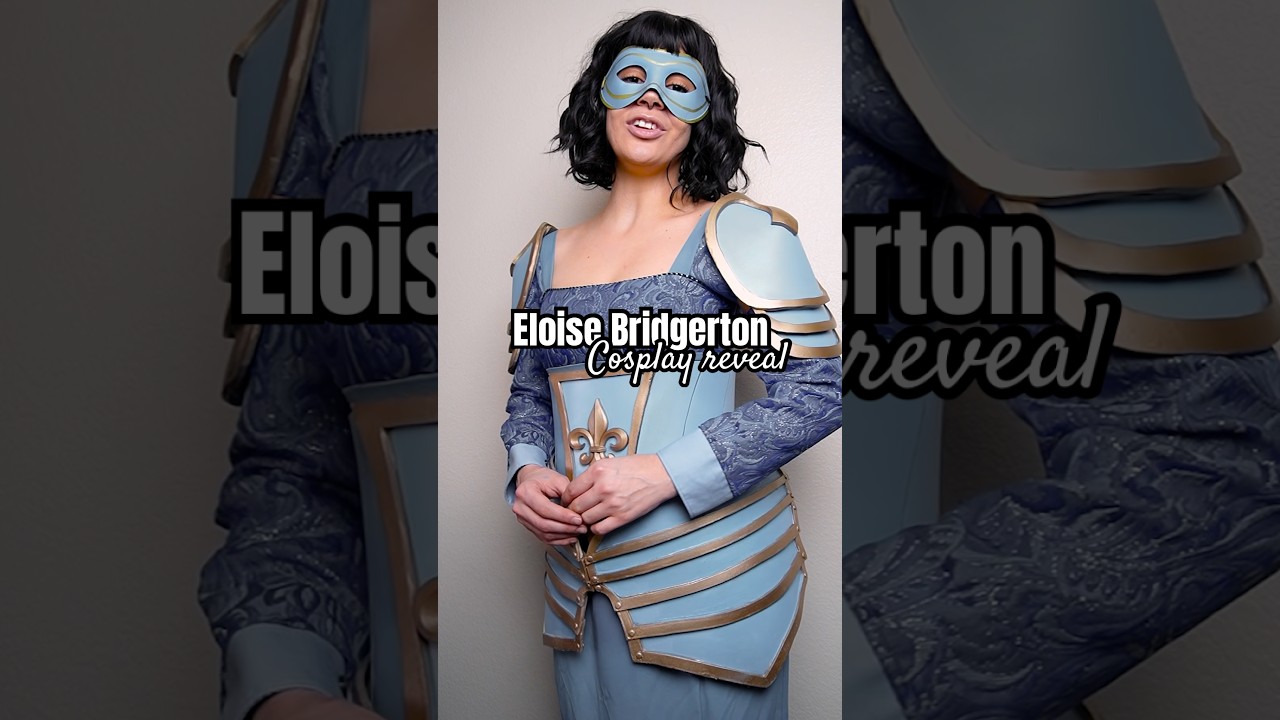 ⚠️ DIY COSPLAY REVEAL ⚠️ #eloisebridgerton #cosplayreveal #bridgerton #cosplayarmor