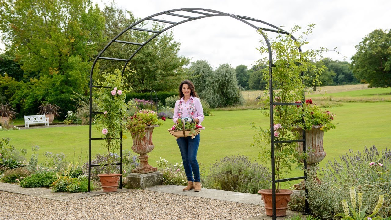 Arche de jardin carrée en acier galvanisé square longueur 3m HARROD  HORTICULTURAL