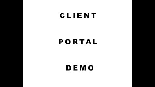 Client Portal Demo