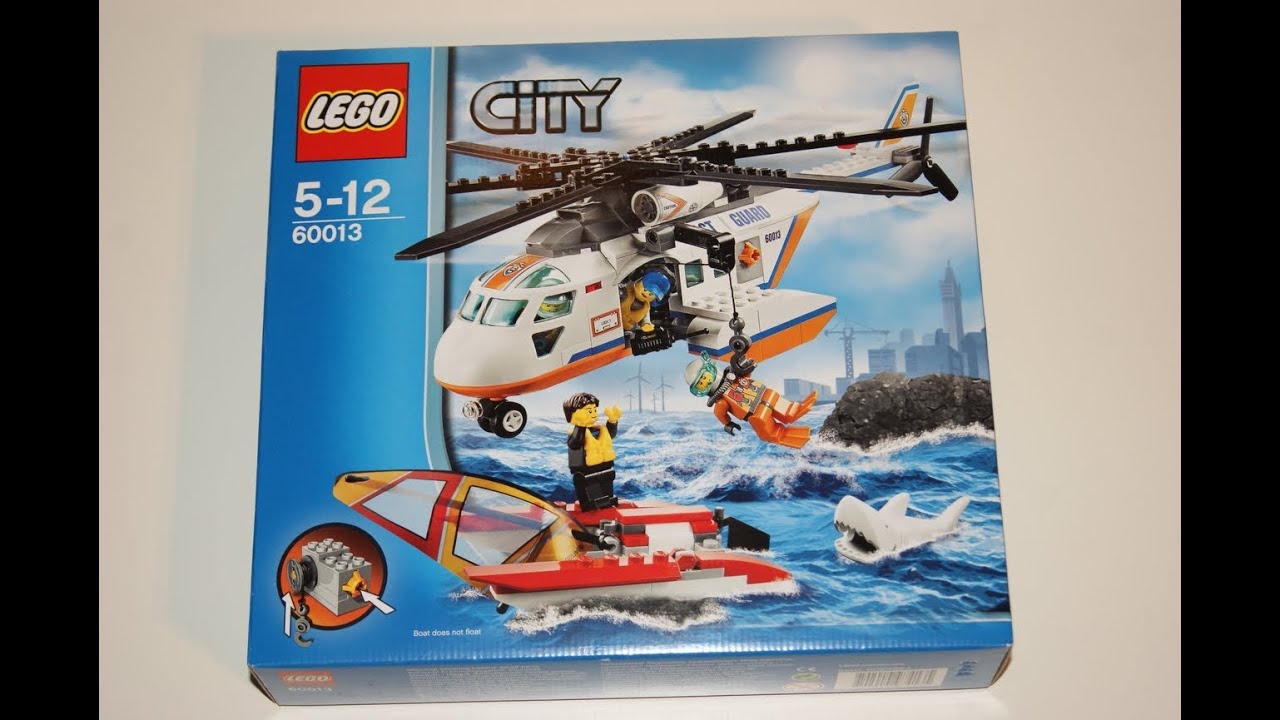Lego City 2013 - 60013 Coast Guard Helicopter!