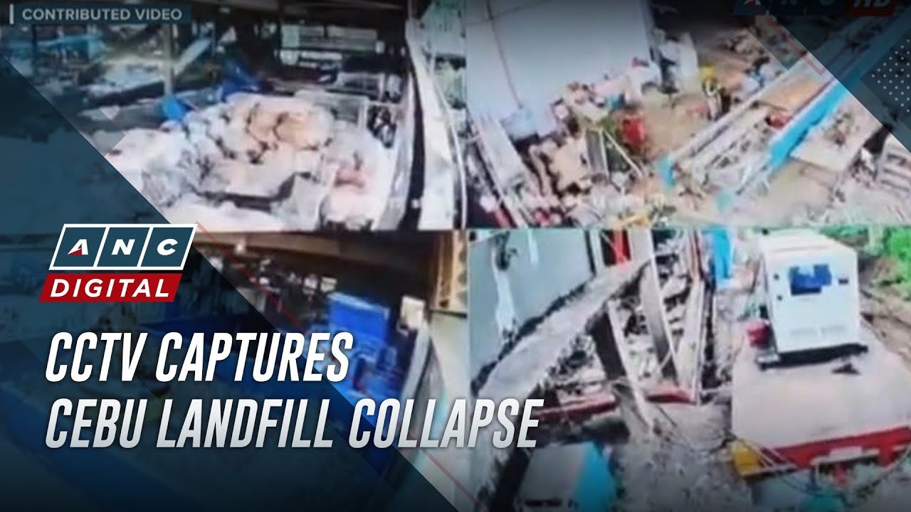 CCTV footage shows moment of Cebu landfill collapse | ANC