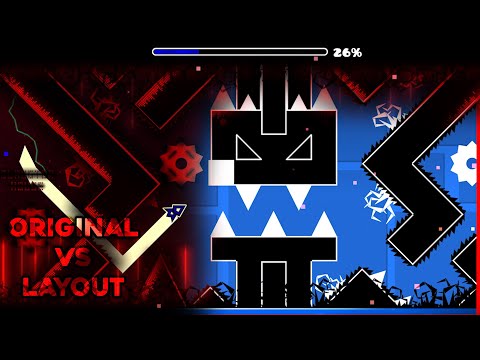 "Slaughterhouse" Original vs Layout | Geometry Dash Comparison