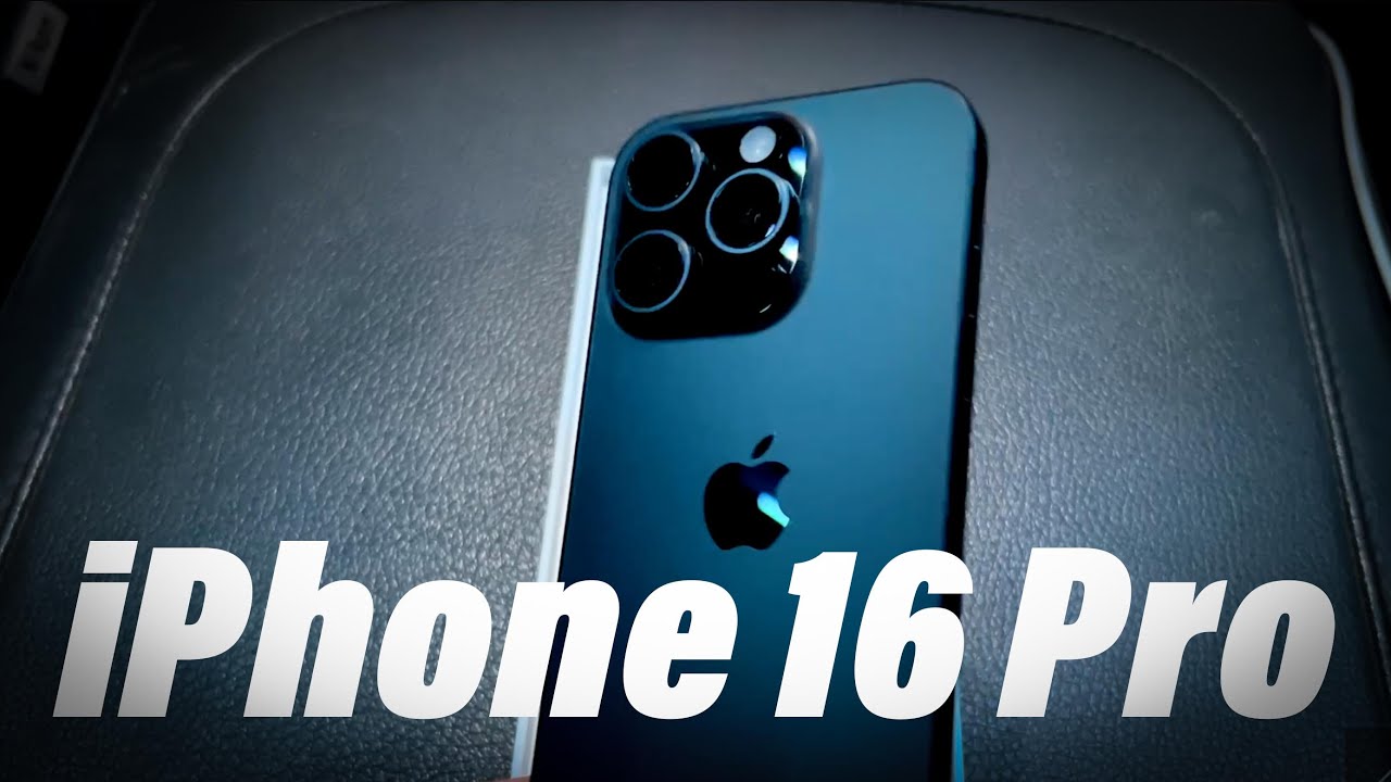 iPhoneアクセサリー iPhone16pro matte Black iPhone 16 Pro Matte Black Unboxing and First Look - YouTube