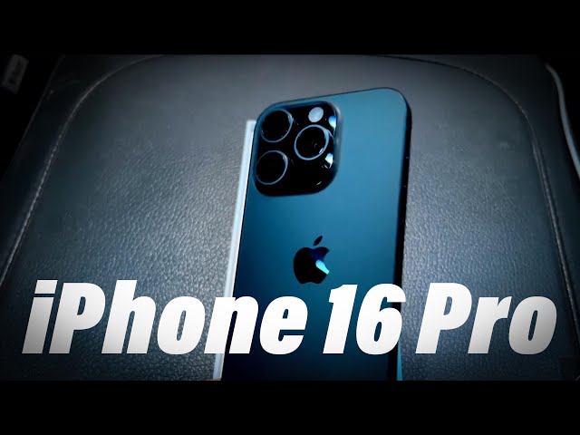 iPhone 16 Pro Matte Black Unboxing and First Look - YouTube