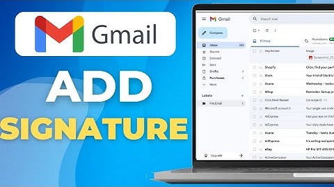 Hoe voeg je een handtekening toe in Gmail😊 #youtube #shorts #gmail #handtekening #fout