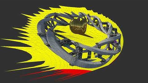 Cone marching in vertex shader