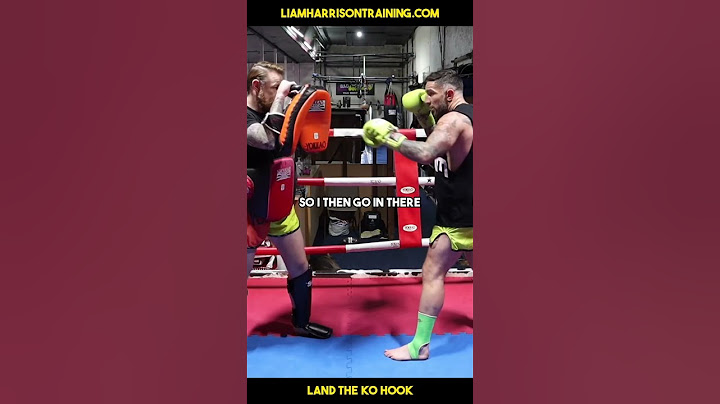 set up a powerful KO hook. Simple and basic but effective. www.liamharrisontraining.com