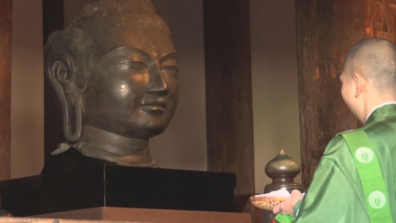 仏頭 ８０年ぶり 帰還 興福寺の国宝 東金堂に Youtube
