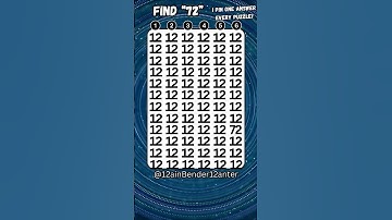 Hiding In Plain Sight! "72" #shorts