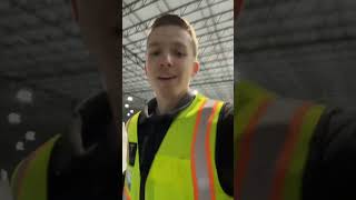 Literally Running Through a Huge Empty Warehouse with a Drone #shorts