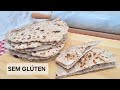 PÃO PITA OU SÍRIO SEM GLÚTEN | PÃO ÁRABE SEM GLÚTEN | NOSSA COZINHA