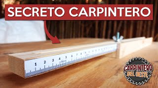 TODO CARPINTERO DEBE TENER ESTA HERRAMIENTA DE MEDICION! SECRETO CARPINTERO