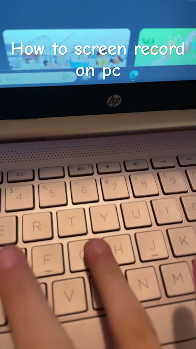 How to screen record on pc