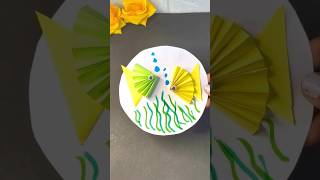 how to make cute fish paper #handmade #craft #craft #trending #viral