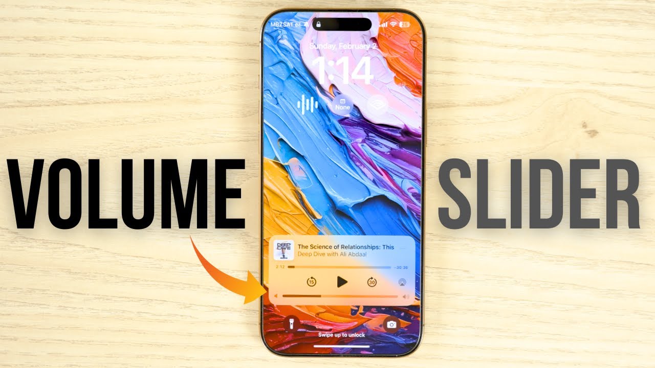 How to Enable Volume Slider on iPhone Lock Screen