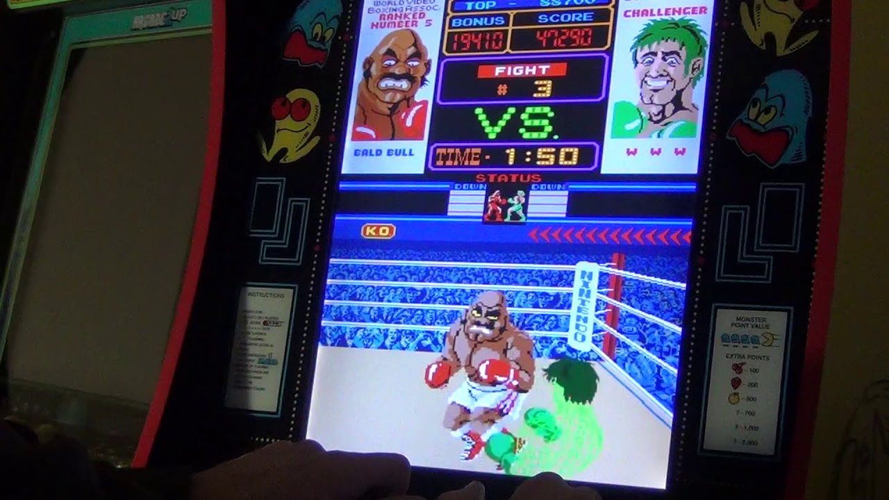 Arcade1up Punch Out!! mame modded with PlayStation classic