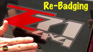 2007 - 2014 Chevrolet Silverado, GMC Sierra and 2013 Avalanche Z71 Vinyl Decal Installation