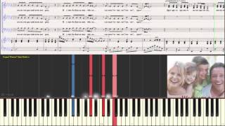 Video thumbnail of "Инь-Ян - Гимн семье (Ноты для фортепиано) (piano cover)"
