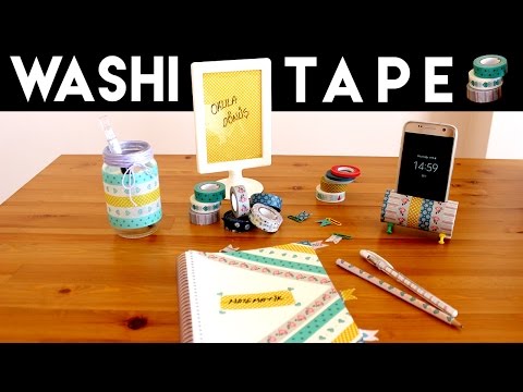 Washi Tape ile Okula Dönüş Projeleri | Kendin Yap - DIY