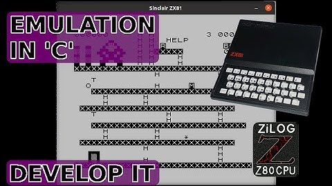 Emulating a Sinclair ZX81 & Z80 CPU Using Only ANSI C