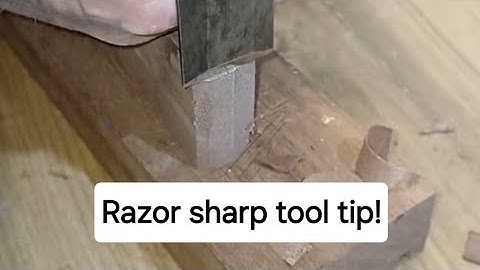 Getting your chisels razor sharp! woodworking tips!