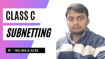 Class C Subnetting in Hindi Part-2 | IP - 192.168.0.0/28 Step-By-Step Tutorial - Techn Trainer