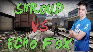 CSGO: POV C9 shroud vs ECHO FOX (27/14) train @ ECS Season 1
