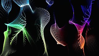 Colorful String wave pattern Animation Background Video , No Copyright || Stock Footage screenshot 5