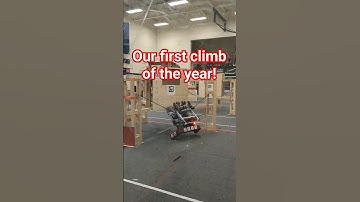 Our First Climb of the Season! FRC 2024 Climber Test