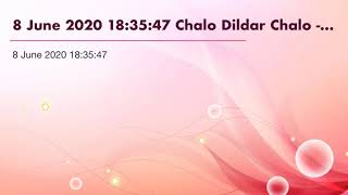 8 june 2020 18:35:47 chalo dildar - duet