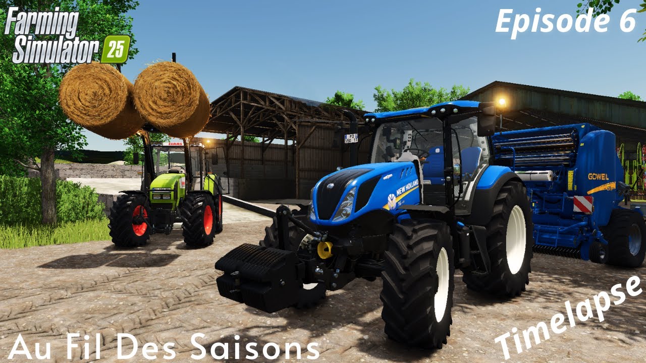 Pressage de la paille & on rentre les bottes à la ferme Au Fil Des Saisons Episode 6