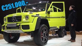 Mercedes Benz G500 4x4 Squared Review Full Interior Exterior Youtube