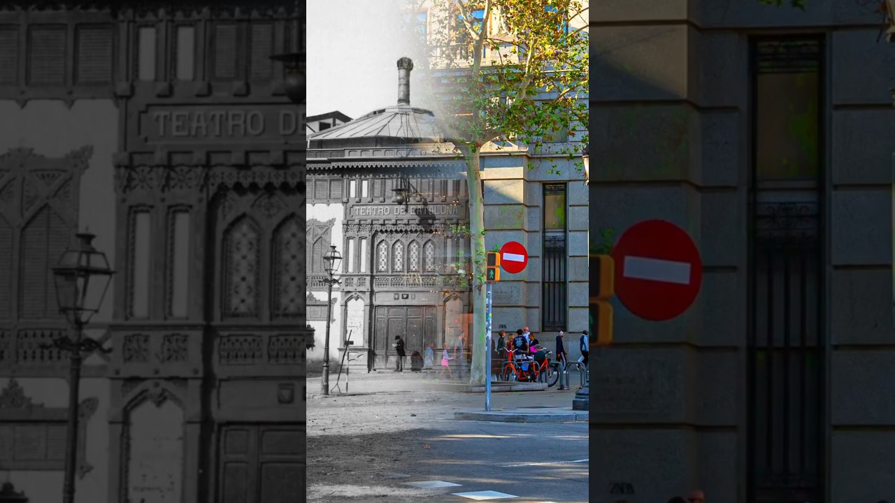 Recapturant: Teatro de Cataluña  #barcelona #recapturant #historia #refotografia #rephotography