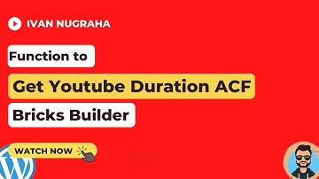 Bricks Builder: Retrieve Thumbnail and Duration Video using ACF Oembed