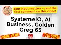 SystemeIO, AI Business, Golden Greg 65