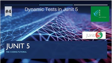 4.Dynamic Tests in Junit 5 | Basics of Junit 5 (Part 4) | Junit Tutorial for beginners