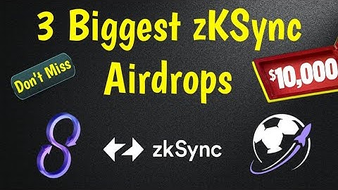 Unlock The Power of Airdrops: How to Join zKsync Bridge, Syncswap, and Goal3 Lockdrop Simultaneously