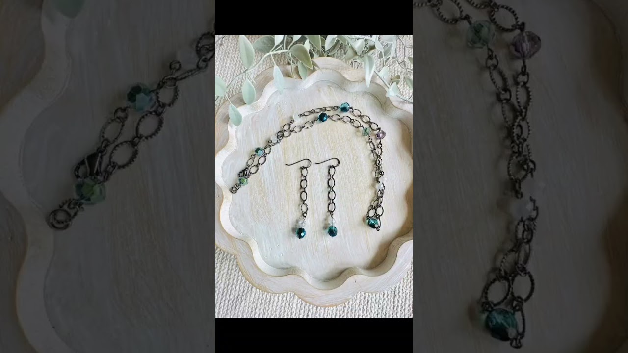 JoyfulSoulGallery.com  Artisan Handcrafted Jewelry. "Phantom Starlight" earrings - Celestial Dreams