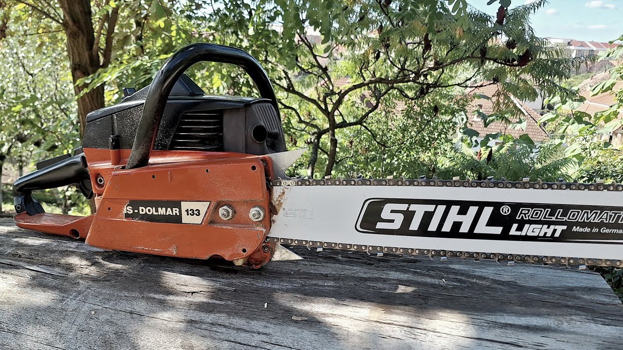 ザックス・ドルマー（Sachs Dolmar）社製チェンソー「133」動作確認済 Stock Dolmar 133 with 70cm bar - YouTube